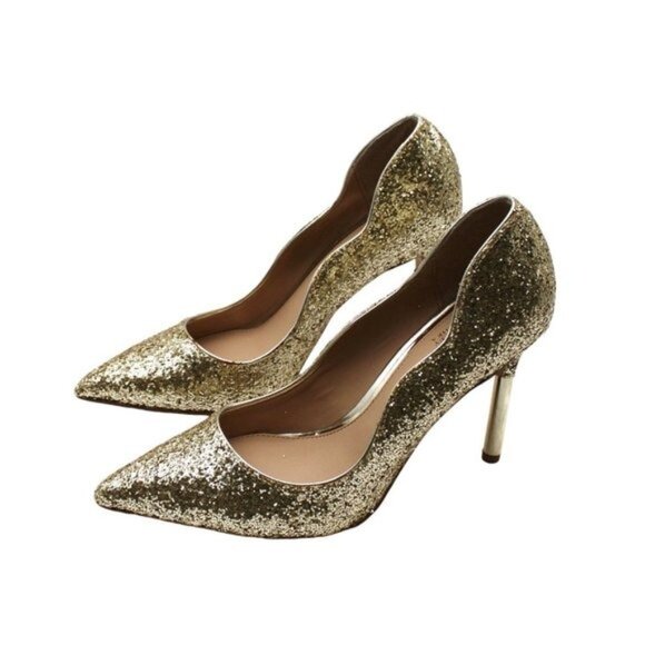 Jewel Badgley Mischka Womens Riley II Iridescent Evening Pointed Toe Heels - Picture 4 of 7